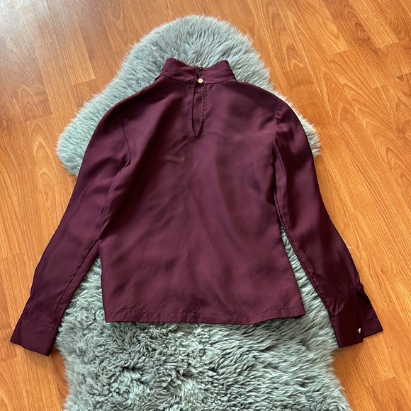 Ted Baker 100%Silk Mockneck Top - Picture 6 of 7